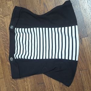 White House Black Market strapless top